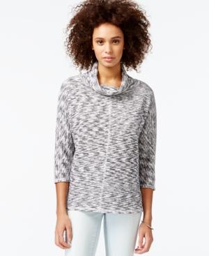 Rachel Rachel Roy Printed Cowl-neck Sweatshirt