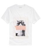 Guess Men's Censored Girl Graphic-print V-neck T-shirt