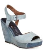 Naughty Monkey Block Party Wedge Sandals Women's Shoes