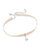Danori Crystal Drop Grosgrain Ribbon Choker Necklace, Created For Macy's