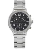 Lucky Brand Men's Chronograph Rockpoint Stainless Steel Bracelet Watch 42mm