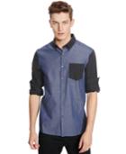 Kenneth Cole Reaction Long-sleeve Colorblock Shirt