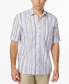 Tasso Elba Island Stripe Shirt, Only At Macy's