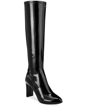 Nine West Kellan Block-heel Tall Boots Women's Shoes