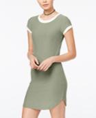 Planet Gold Juniors' Contrast Ringer T-shirt Dress