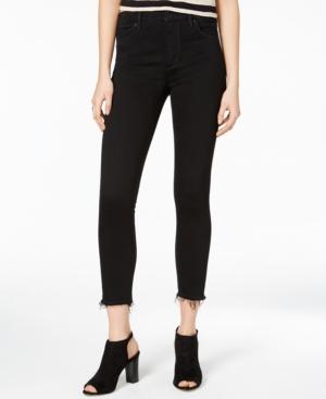 Lucky Brand Bridgette Frayed Black Wash Skinny Jeans