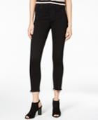 Lucky Brand Bridgette Frayed Black Wash Skinny Jeans