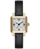 Marc By Marc Jacobs Women's Vic Black Leather Strap Watch 20x20mm Mj1545