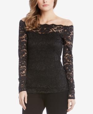 Karen Kane Lace Off-the-shoulder Top