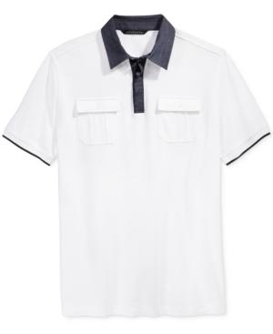 Sean John Men's Contrast-trim Polo