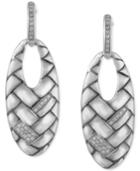 Effy Balissima Diamond Drop Earrings (1/4 Ct. T.w.) In Sterling Silver