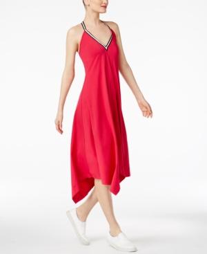 Cr By Cynthia Rowley Handkerchief-hem Halter Dress, Only At Macy's