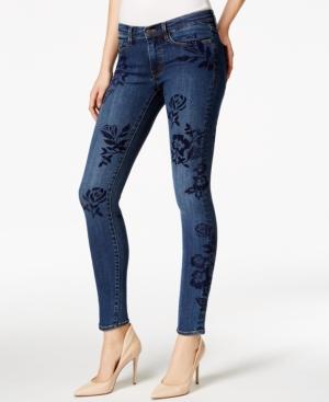 Buffalo David Bitton Faith Flocked Havoc Wash Skinny Jeans