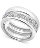 Swarovski Pave Crystal Stack-look Ring
