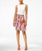 Inc International Concepts Multimedia Faux-wrap Dress, Only At Macy's