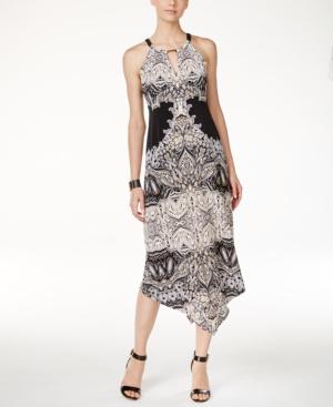 Inc International Concepts Printed Halter Midi Dress, Only At Macy's