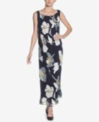 Catherine Catherine Malandrino Delphine Printed Pleated Maxi Dress