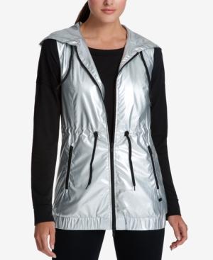 Dkny Hooded Waterproof Vest