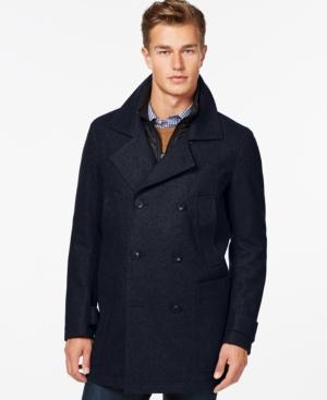 Marc New York Mulberry Wool-blend Coat