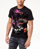 Versace Jeans Men's Velvet Embossed Print T-shirt