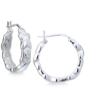 Giani Bernini Xo Hoop Earrings In Sterling Silver, Only At Macy's