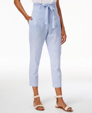 J.o.a. Striped High-waist Pants