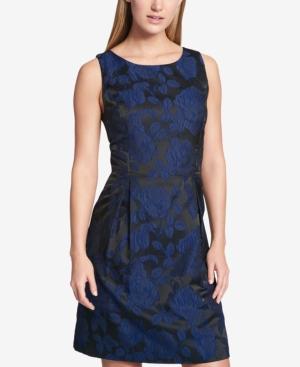 Tommy Hilfiger Jacquard Fit & Flare Dress