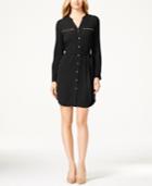 Calvin Klein Zip-pocket Shirt Dress