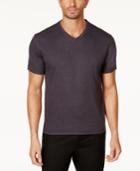 Tasso Elba Men's Reverse Jacquard T-shirt, Created For Macy's