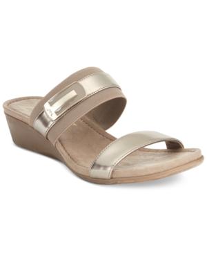 Anne Klein Sport Catchme Slide Wedge Sandals