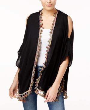Steve Madden Multicolor Tassel Kimono