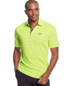 Under Armour Playoff Striped Performance Polo
