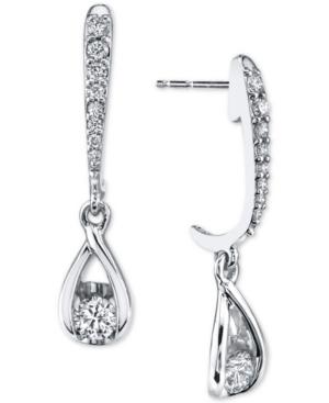 Sirena Diamond Drop Earrings (1/2 Ct. T.w.) In 14k White Gold