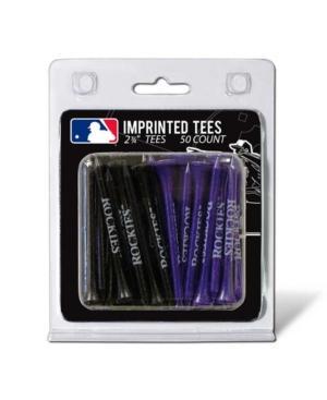 Team Golf Colorado Rockies 50-pack Golf Tees