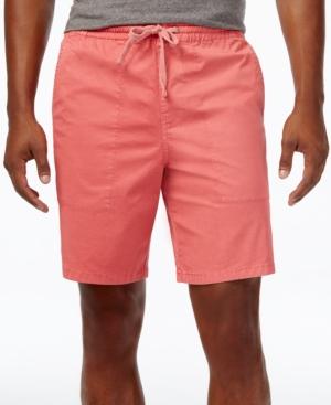 Original Penguin Men's Slim-fit Stretch Garment-dyed Shorts