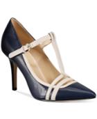Nine West Jantine T-strap Pointed Pumps Women's Shoes
