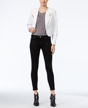 Hudson Jeans Roe Black Wash Skinny Ankle Jeans
