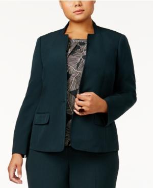 Kasper Plus Size One-button Blazer
