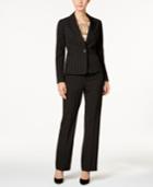 Le Suit 3-pc. Pinstriped Pantsuit