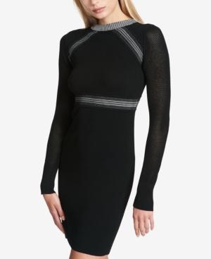Dkny Colorblocked Sweater Dress