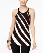Inc International Concepts Petite Striped Halter Top, Only At Macy's