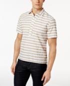 Tommy Hilfiger Men's Custom-fit Striped Popover Shirt