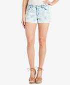 Jessica Simpson Juniors' Cherish Lace-applique Denim Shorts