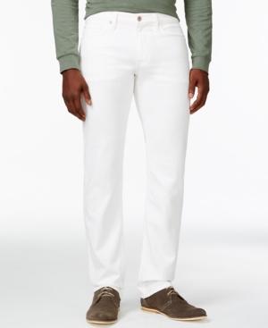 Joe's Jeans Warbucks White Slim Straight Fit Jeans