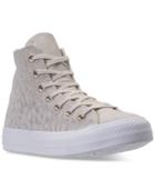 Converse Women's Chuck Taylor Hi Shimmer Casual Sneakers From Finish Line