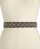 Inc International Concepts Clustered Beaded Stretch Belt, Only At Macy's
