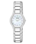 Citizen Women's Normandie Stainless Steel And White Resin Bracelet Watch 22mm Ew9870-81d