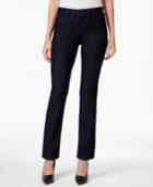 Nydj Petite Slim-fit Embellished Dark Enzyme Jeans