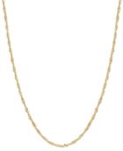 18 Singapore Chain Necklace In 14k Gold