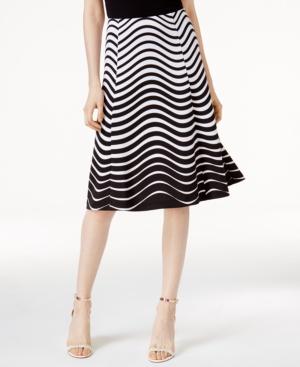 Alfani Printed A-line Skirt, Only At Macy's